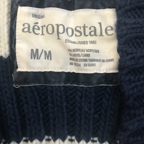 Warm and cozy striped button-up sweater - Picture 2 of 2